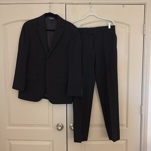 Classic Black Men's Suit Jacket and Pants